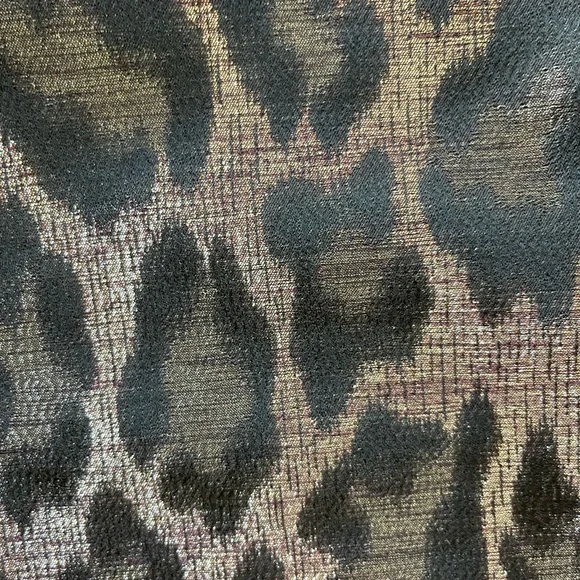 NWT Ann Taylor Bronze Metallic
Leopard Print Skirt Straight Day to
Night Size 4 - Picture 8 of 11